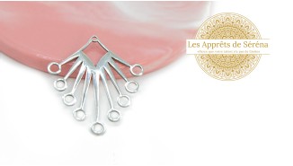 connecteur acier argent