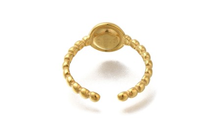 bague acier or