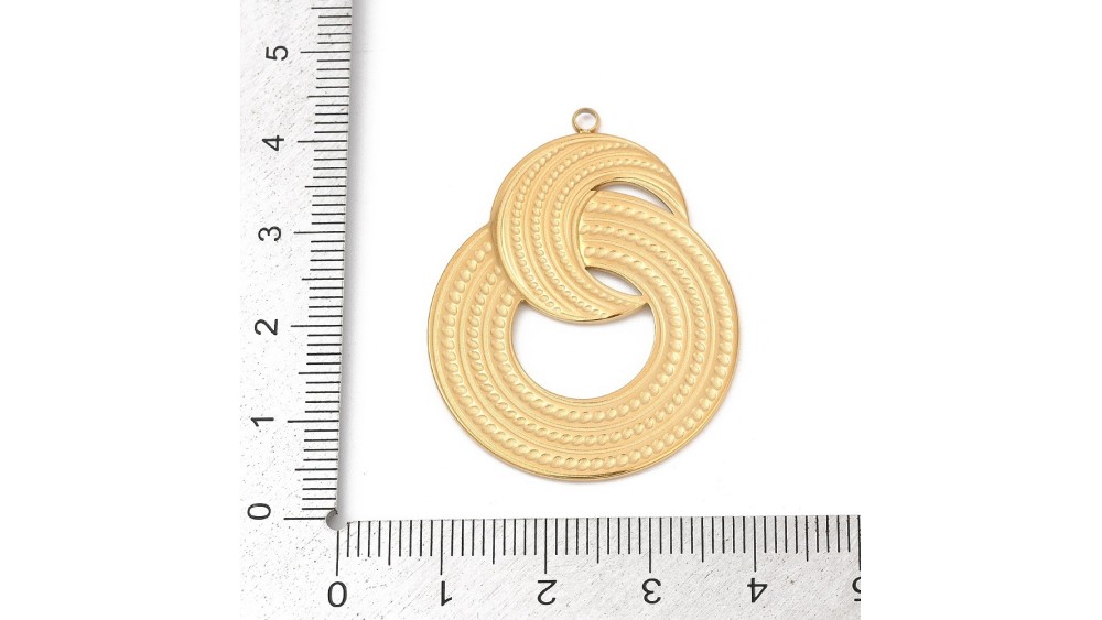 grand pendentif acier