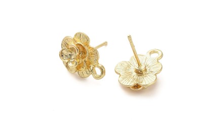 puce fleur or