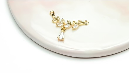 connecteur collier or