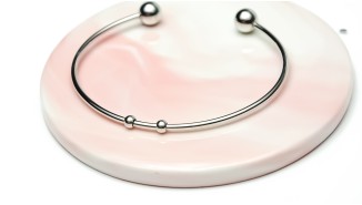 copy of Bracelet support cabochon 4mm en laiton doré  18K