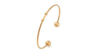 copy of Bracelet support cabochon 4mm en laiton doré  18K