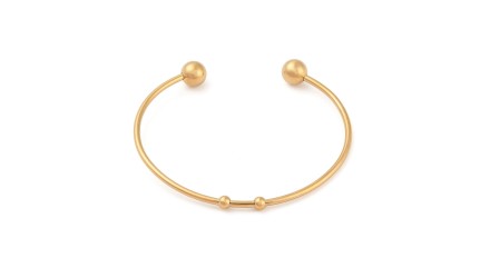 support bracelet acier or