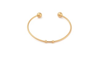 copy of Bracelet support cabochon 4mm en laiton doré  18K