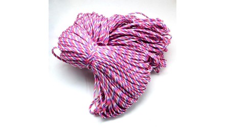 cordon rose et violet