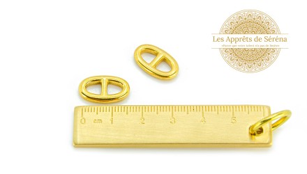 copy of Connecteur rond en zamak doré