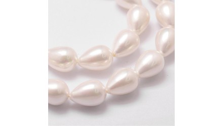 copy of Perle x 30 fleur nacre veritable 6mm