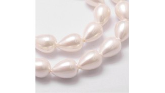 copy of Perle x 30 fleur nacre veritable 6mm
