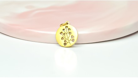 petite medaille fleur