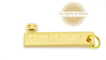 copy of Connecteur rond en zamak doré