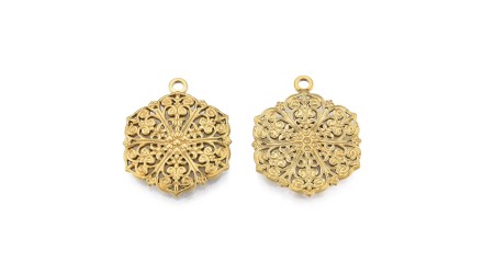 Pendentif filigrane 18k