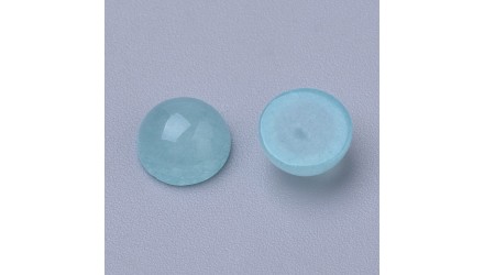 cabochon 6mm bleu opale