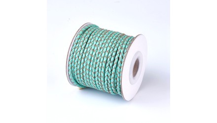 cordon cuir vert