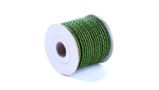 copy of Cordon tressé 3mm en cuir naturel bleu marine