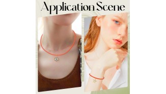 cordon cuir corail