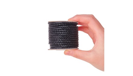 cordon cuir noir