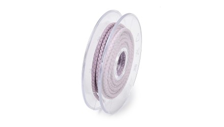 copy of Cordon tressé 3mm en cuir naturel bleu marine