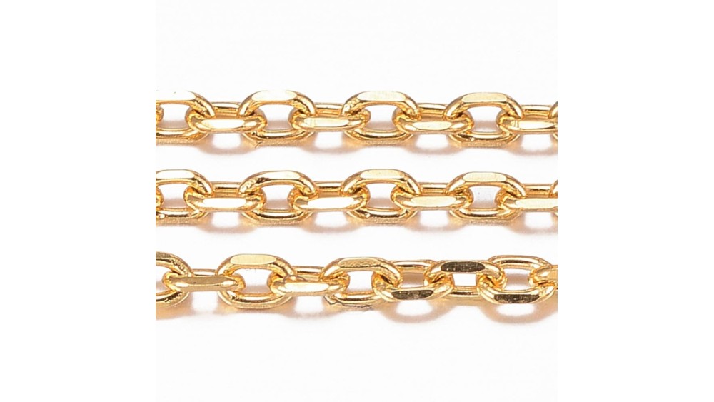 chaine acier 18k