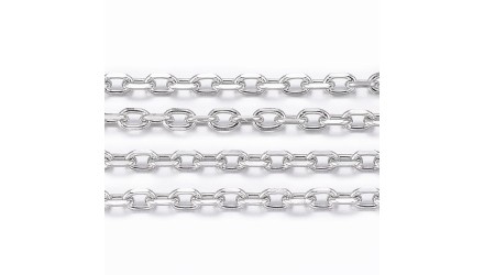 copy of Chaine 2x1.8mm acier inoxydable paqué or 18k