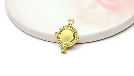 Connecteur support cabochon 8mm