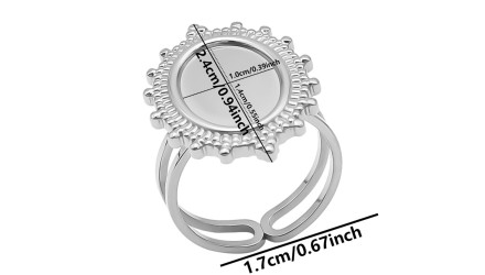 Bague support ovale