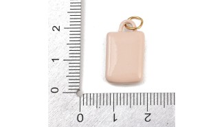 Pendentif SUN plaque acier émaillé