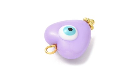 charms cœur coloré