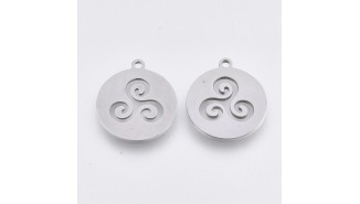 copy of Pendentif Triskel acier 201 doré