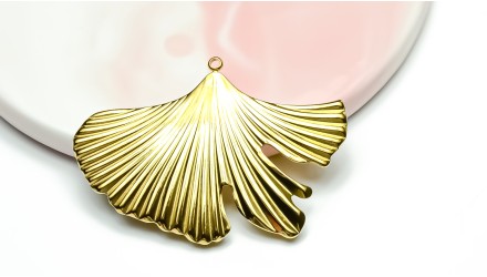 grand pendentif feuille