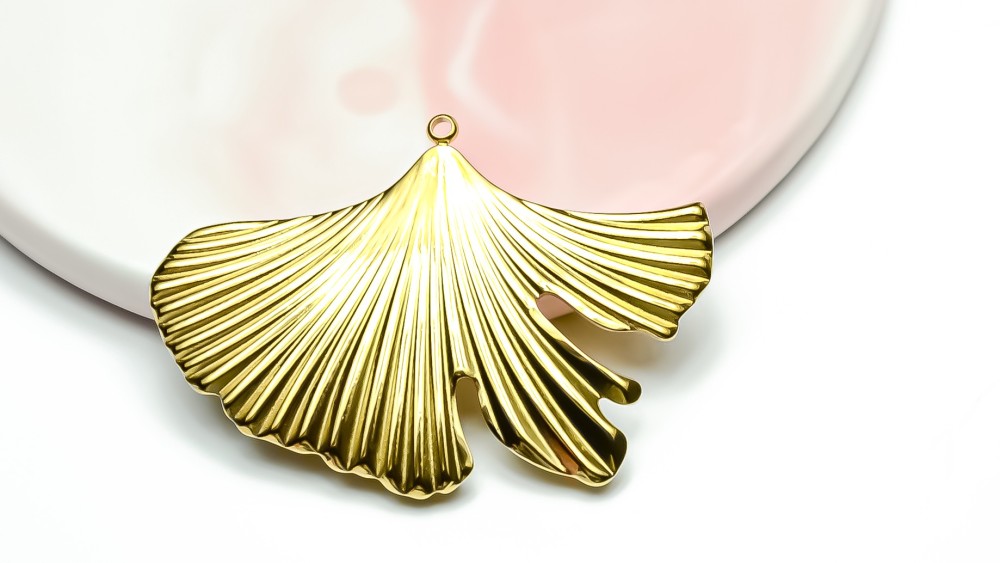 grand pendentif feuille
