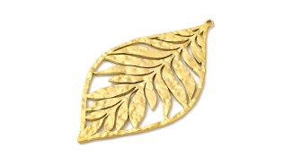 grand pendentif feuille