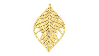 grand pendentif feuille