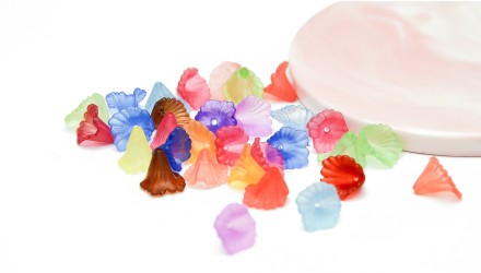 copy of Perle fleur en lucite multicolore sachet de 20gr