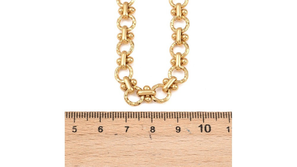 copy of Collier d'exception maille panthère acier 304 plaqué or 18k