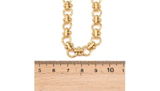 copy of Collier d'exception maille panthère acier 304 plaqué or 18k