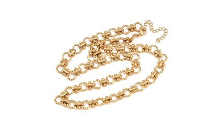 copy of Collier d'exception maille panthère acier 304 plaqué or 18k