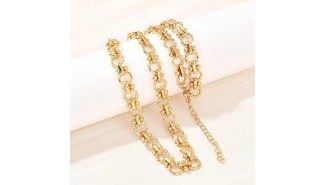 copy of Collier d'exception maille panthère acier 304 plaqué or 18k