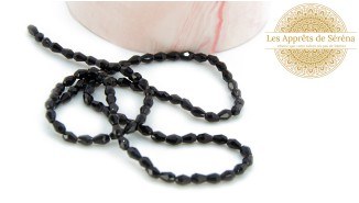 perles gouttes à facettes