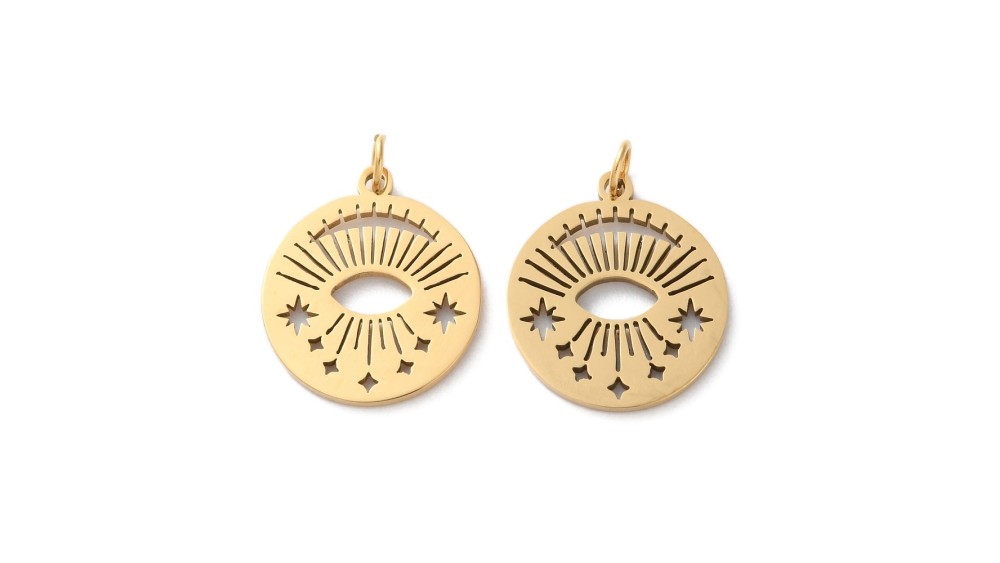 médaille porte bonheur