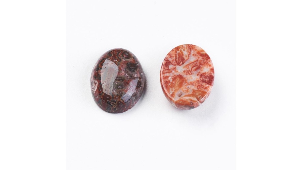 copy of Cabochon 12mm agate indienne naturelle