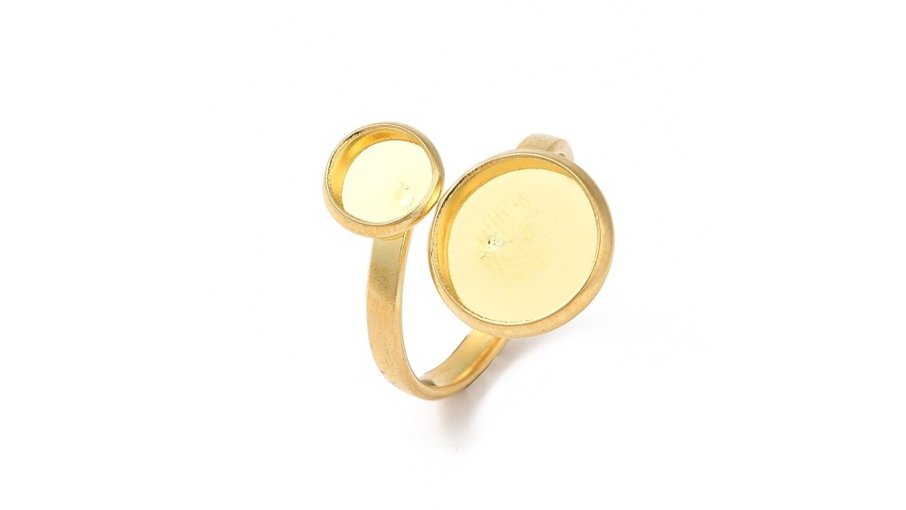 copy of copy of Support bague serpent en acier inoxydable doré plaqué 18K