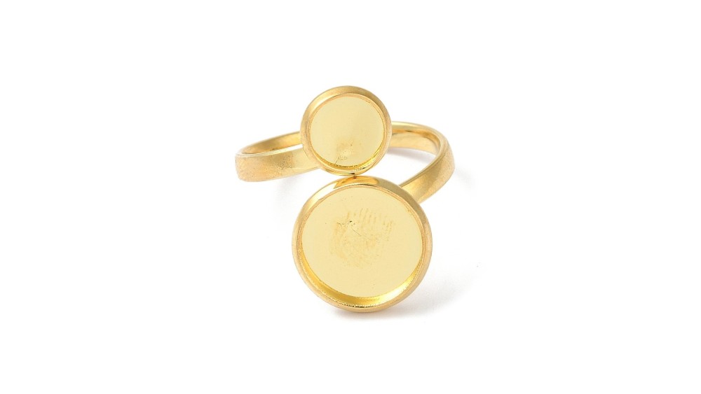 bague acier 18k