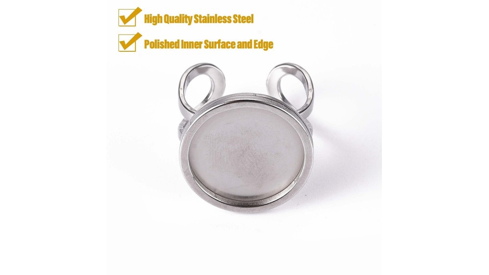 support bague acier