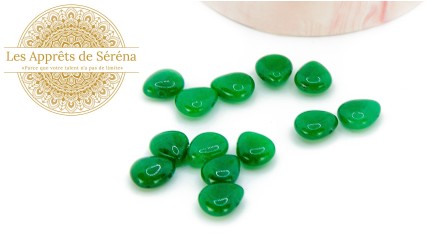 goutte jade 12mm