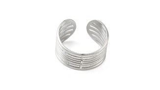 copy of Bague support pendentif en acier inoxydable or 7 anneaux