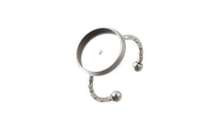 support bague acier