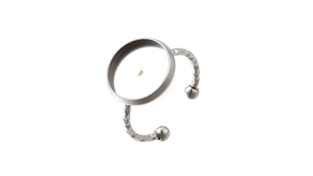 support bague acier