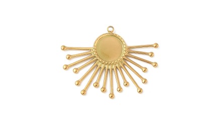 soleil support cabochon