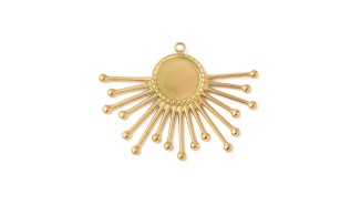 soleil support cabochon